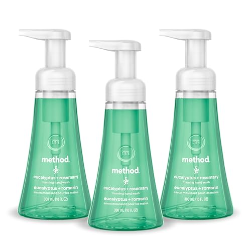 Method Foaming Hand Wash, Eucalyptus & Rosemary, 10 oz - 3 Pack