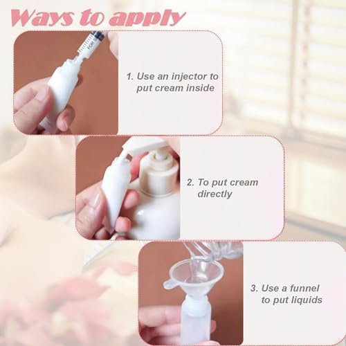 40 Pcs Clear Lip Gloss Tubes 15ML Refillable Cosmetic Containers for DIY Lip Balm & Travel