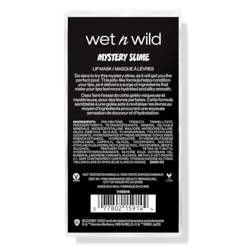 Wet n Wild Scooby Doo Mystery Slime Lip Mask - Soothing, Hydrating Lip Treatment