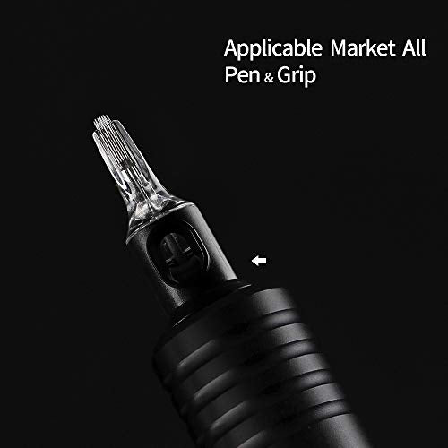 STIGMA #10(3RL) Bugpin Disposable Tattoo Needle Cartridges with Membrane Safety Cartridges for Tattoo Artists Round Liner 20Pcs Standard Pack EN05-20-1003RL