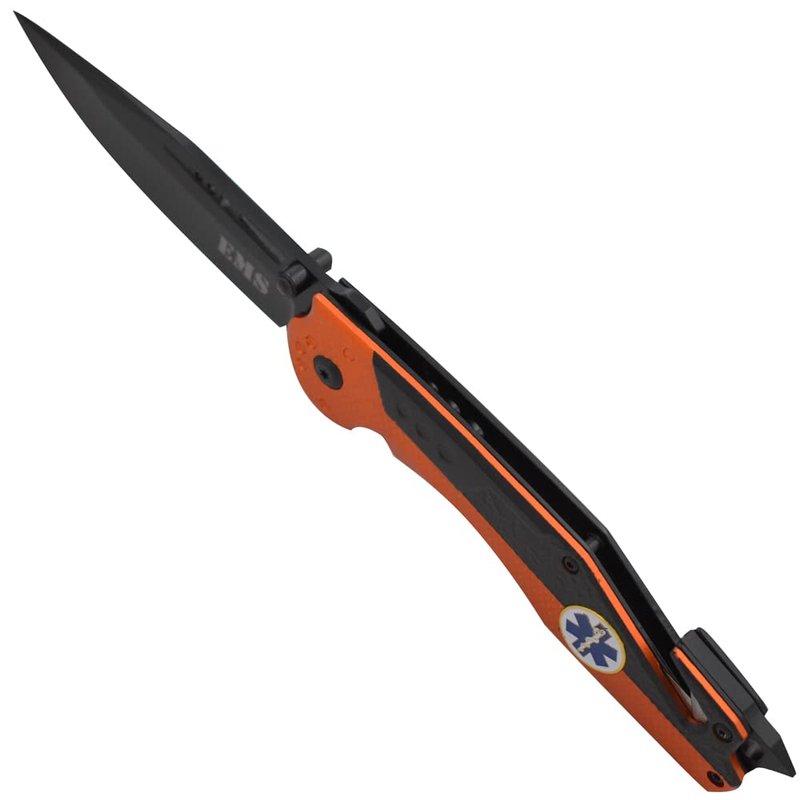 Snake Eye Tactical Rescue Style 3-in-1 Tactical Knife for Military and First-Responders Knife