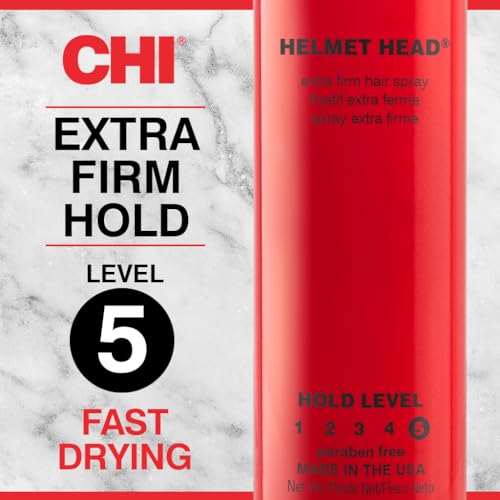 CHI Helmet Head Extra Firm Hairspray - 2.6 Oz for Voluminous Styles