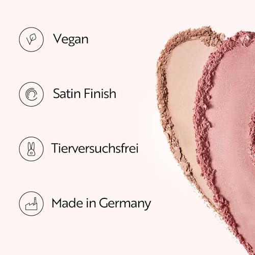 M. Asam Magic Finish Satin Blush - Dark Honey & Nude Flush Powder Makeup