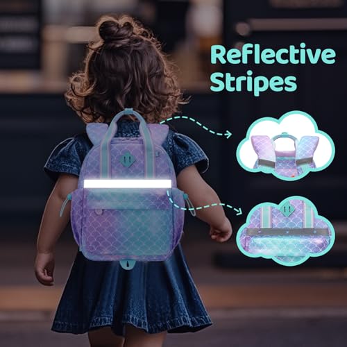 Toddler Backpack for Girls - Ergonomic Diaper Daycare Bag