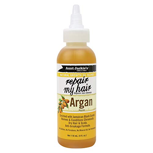 Aunt Jackie's Repair My Hair Argan Oil - 4 oz Anti-Breakage Blend