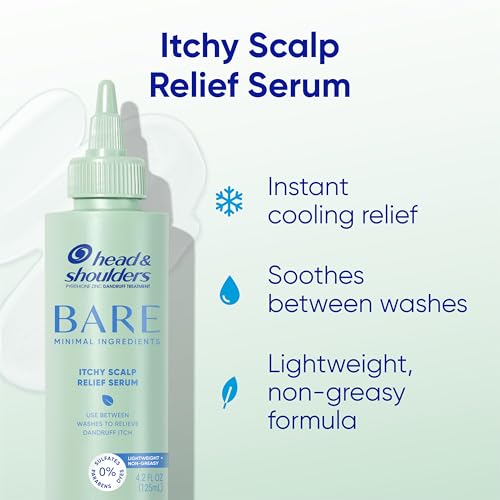 Head & Shoulders Itchy Scalp Relief Serum with Pyrithione Zinc, 4.2 fl oz