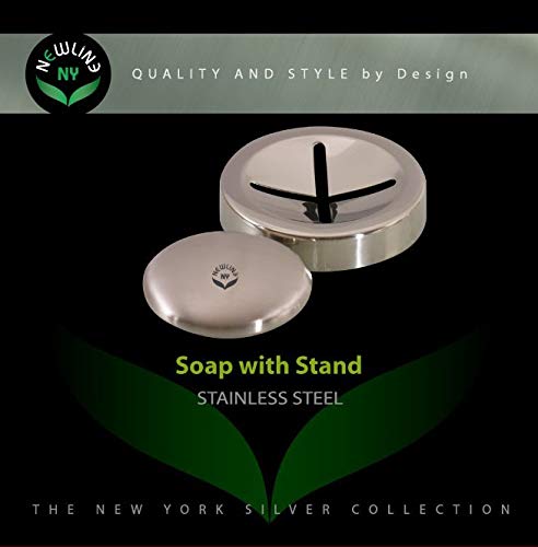 Stainless Steel Odor Remover Soap with Stand for Hands & Kitchen Use