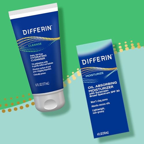 Differin Daily Oil-Free Facial Cleanser with PHAs - 6 Oz