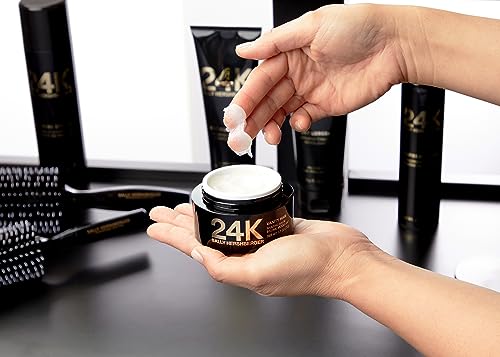 Sally Hershberger 24K Hair Shaping Balm - Flexible Hold, Smoothing & Shine - All Hair Types - 1.7oz