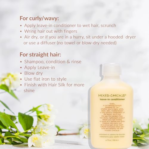 Mixed Chicks Leave-In Conditioner, Curl Defining & Frizz Control, 6.7 fl. oz.