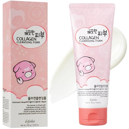 Esfolio Collagen Cleansing Foam - Hydrating Facial Cleanser 150ml