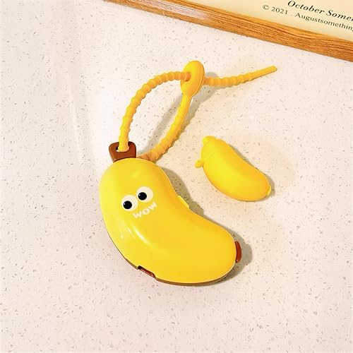 Banana Toothbrush Holder Set - 2-in-1 Portable Cover with Toothpaste Storage