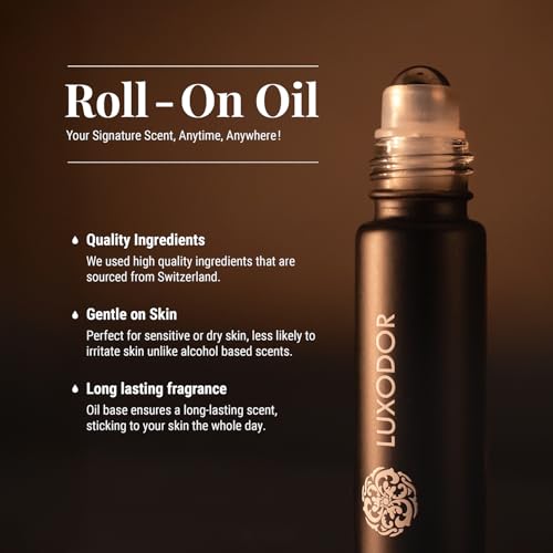 Luxodor Oud Ispahan Impression Perfume Oil - Unisex Alcohol-Free Roll-On