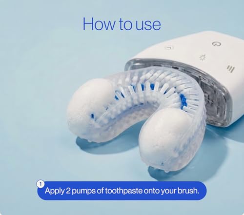 Autobrush Mint Foaming Toothpaste 1.69 Fl Oz - Fluoride-Free Whitening & Deep Cleaning