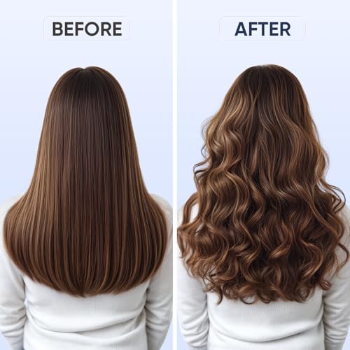 Ryanboo 1.40 Inch Black Curling Iron with 5 Temp Settings, Professional 35mm Hair Curler