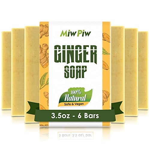 Ginger Lymphatic Drainage Soap for Cellulite Reduction & Skin Tightening - Natural Detox Bar