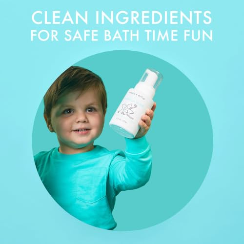 Dabble & Dollop Coconut Cream Pie 3-in-1 Kids Body Wash, Shampoo & Bubble Bath Set | Tear-Free & Hypoallergenic (Pack of 2)