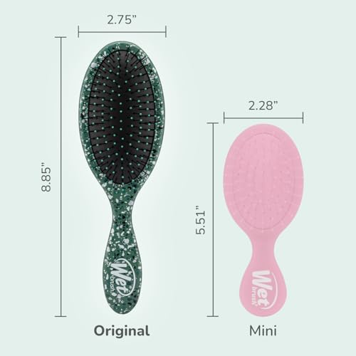 Wet Brush Original Detangler Hair Brush - Supercharged Emerald