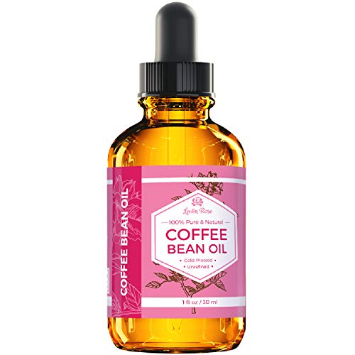 Leven Rose 100% Pure Cold Pressed Coffee Bean Oil for Face, Skin and Hair