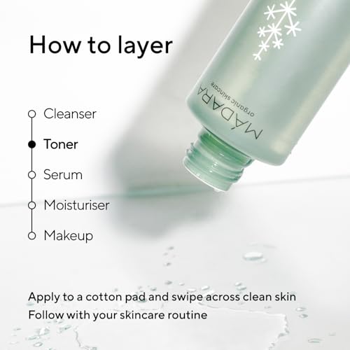 Madara Balancing Toner 200ml - Refreshes, Hydrates & Clarifies Skin with Rose & Cucumber