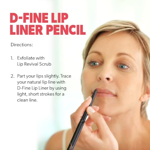 Lip Liner Pencil - Neutral Deep, Long-Wear, Creamy for Perfect Lips