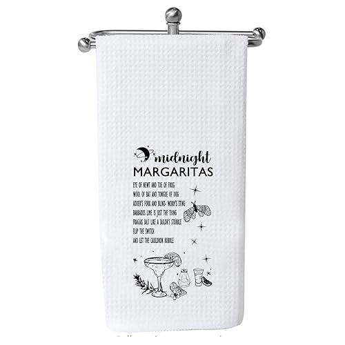 Midnight Margaritas Tea Towel - Halloween Kitchen Gift