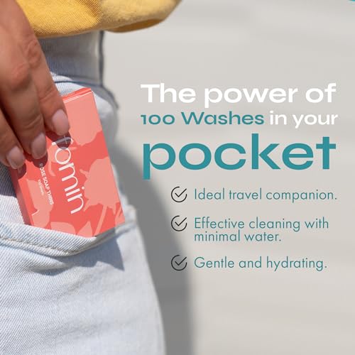 FOMIN Portable Paper Soap Sheets - Eco-Friendly Travel Hand Soap