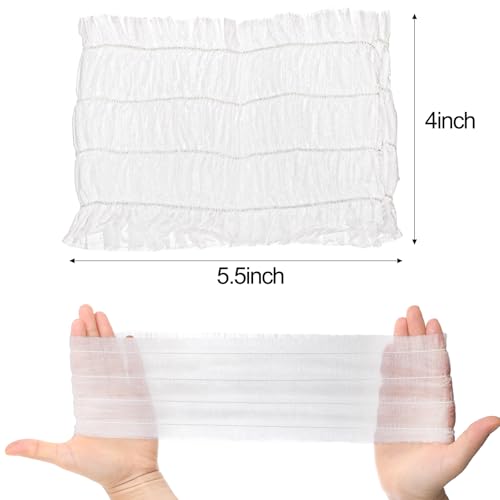 Yesland 200-Pack Disposable Spa Headbands - Soft Non-Woven Stretch Hair Wraps for Facial Care