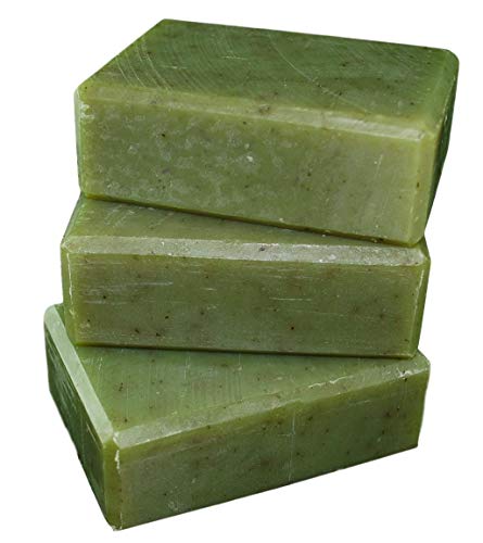 Traverse Bay Bath & Body Eucalyptus Peppermint Handmade Cold Process Bar Soap - 3 Pack, 15oz - For Men & Women, Face & Body, Essential Oils (Variation 1)