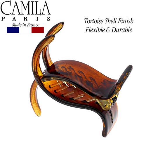 Camila Paris French Hair Clip Combo - 2 Inch Ponytail Holders for Women