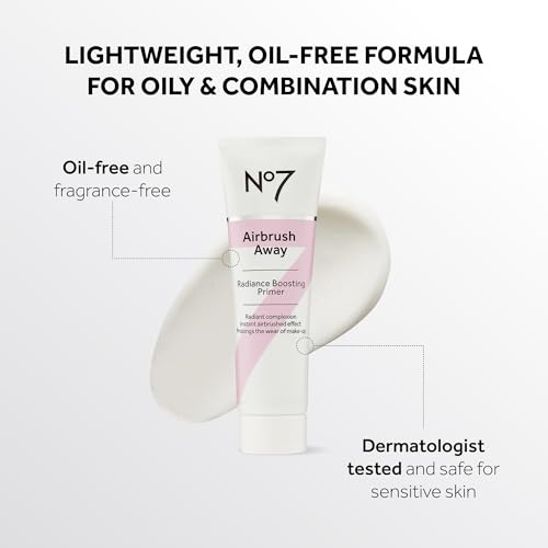 No7 Airbrush Away Illuminating Face Primer - Radiance Boosting 30ml