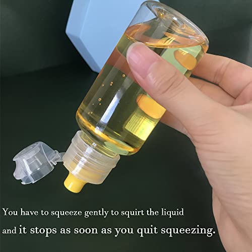 4-Pack Mini Honey Squeeze Bottles - Refillable Condiment Dispensers