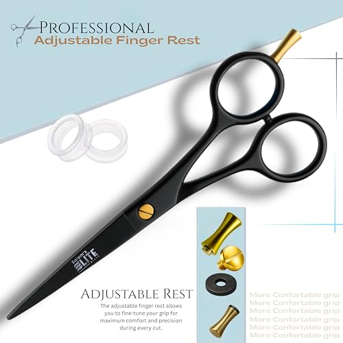 Professional 6.5” Hair Cutting Scissors - Premium Barber Shears