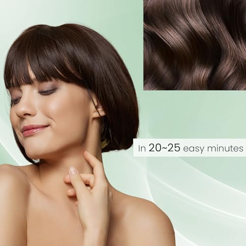 Dark Brown Hair Dye Shampoo 3-in-1 for Gray Coverage - KAISASA