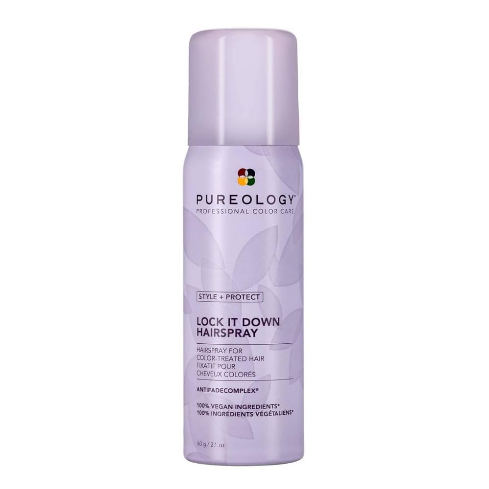 Pureology Hairspray for Color-Treated Hair - Maximum Hold & Radiant Shine | Silicone-Free, Vegan