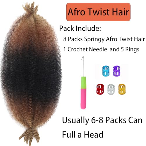 Kossys 14 Inch Marley Twist Braiding Hair - Pre-Separated (Pack of 8) - 1B3027#