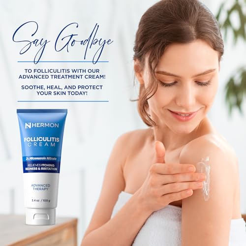 Hermon Folliculitis Cream: Effective for Folliculitis Scalp Face and Body 100g
