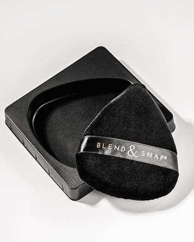 Blend & Snap Large Velour Makeup Puff for Flawless Coverage