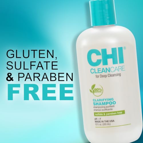 CHI CleanCare Clarifying Shampoo 12 Fl Oz - Deep Cleansing & Moisturizing