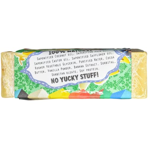 Filthy Monkey All-Natural Large Banana Soap Bar - Handmade