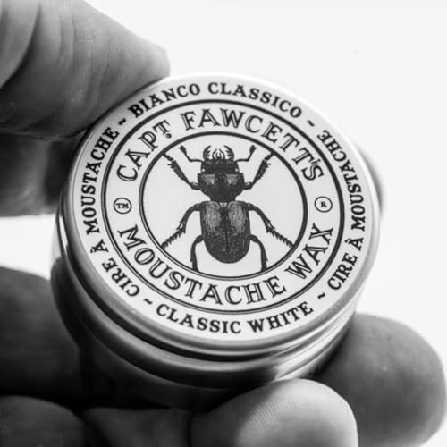 Captain Fawcett Bianco Classico Moustache Wax 15ml - Handmade
