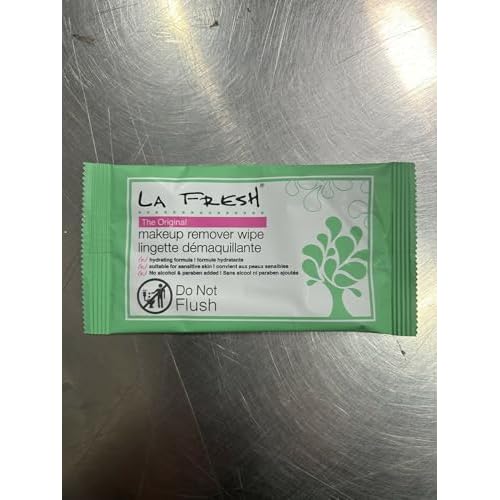 LA Fresh Makeup Remover Wipes with Vitamin E - Make up Remover for Face, Eyes, Lips - Face Travel Essentials - Case of 50ct Makeup Wipes