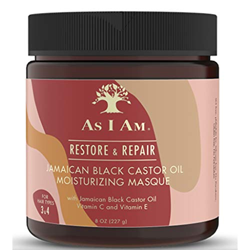 As I Am JBCO Deep Conditioning Hair Masque 8oz - Hydrating & Repairing Vegan Treatment