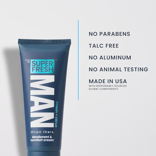 Super Fresh Men’s Odor Control Lotion Ocean + Citrus 4 fl oz - Fresh & Dry