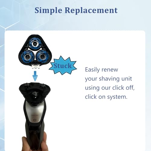 Ruixin SH50 Replacement Shaving Head for Philips Series 5000 Razor - 1 Pack
