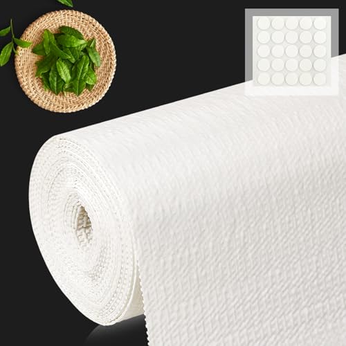 Non-Adhesive Kitchen Shelf Liner, 12" x 240" - Waterproof & Washable