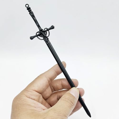 2PCS Vintage Sword Hair Sticks - Retro Alloy Hair Pins
