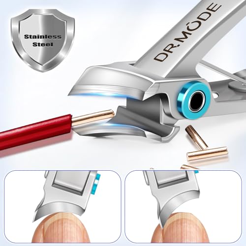 DRMODE Silver Large Ingrown Toenail Clippers for Thick Nails