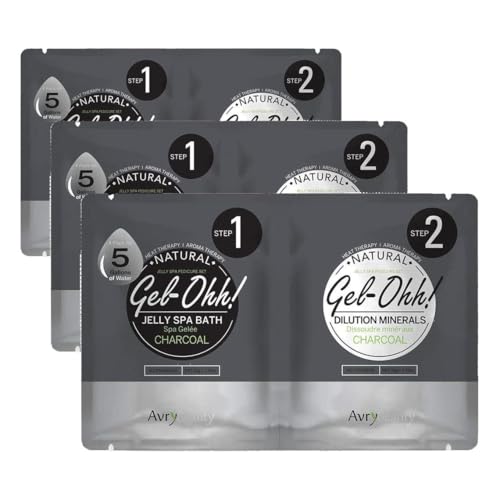 AvryBeauty Gel-Ohh Jelly Spa Charcoal - 1 Count (Pack of 3)