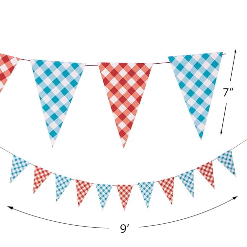 County Fair Pennant Banner - 9ft Multicolor Party Decor